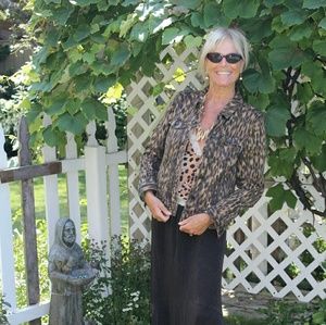 Jones New York jacket Leopard print - EUC!♡